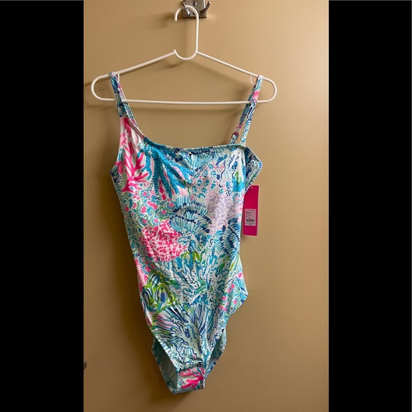 Lilly Pulitzer Larue Multi Swimsuit FREE SHIPPING - Picture 4 of 10